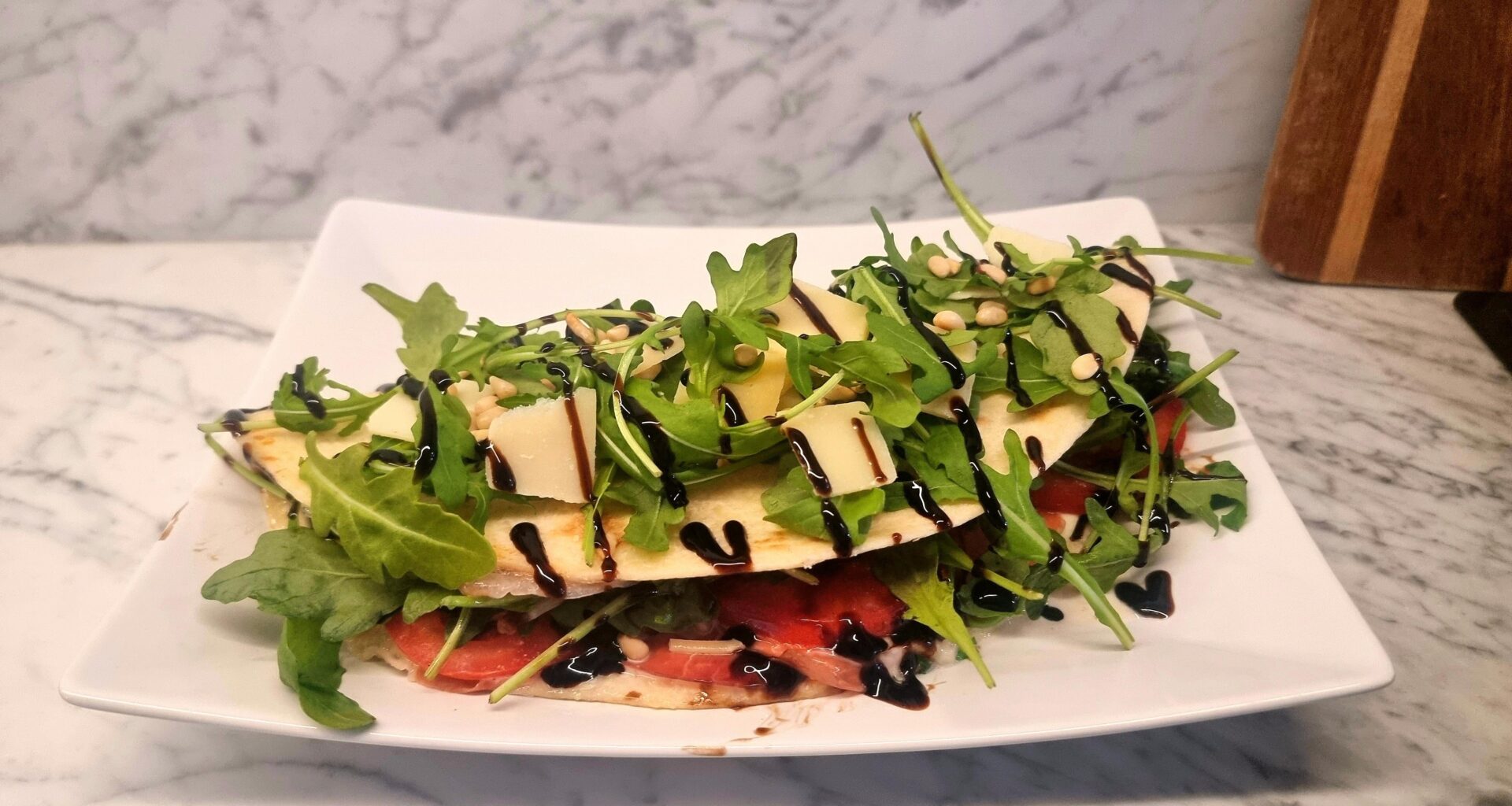 Piadina I made a couple of weeks ago after visiting Italy