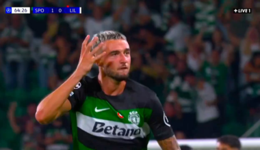 Golaço de Debast (Sporting) vs Lille 64'