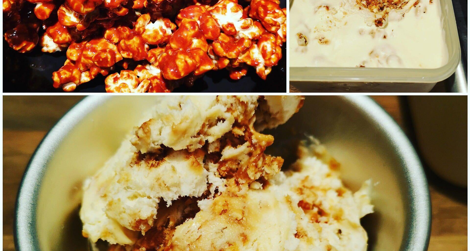 salted caramel popcorn ice cream