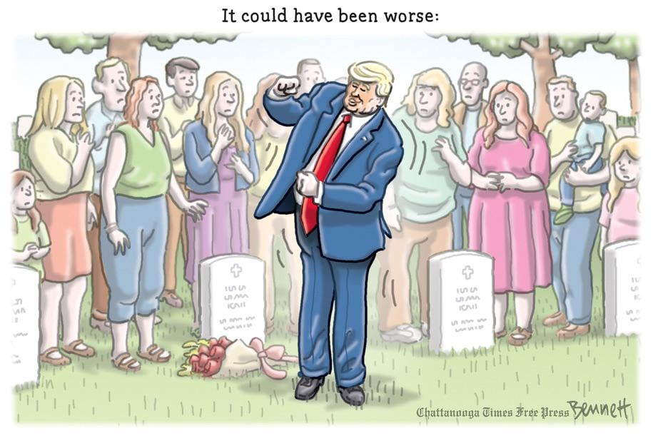 Yes, it could have been much worse. He could have started the stupid “two dick shuffle”