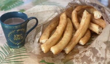 Chocolate con churros for breakfast