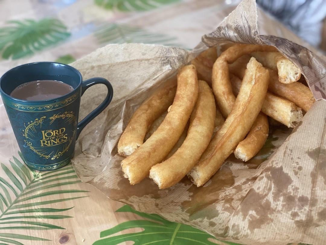 Chocolate con churros for breakfast