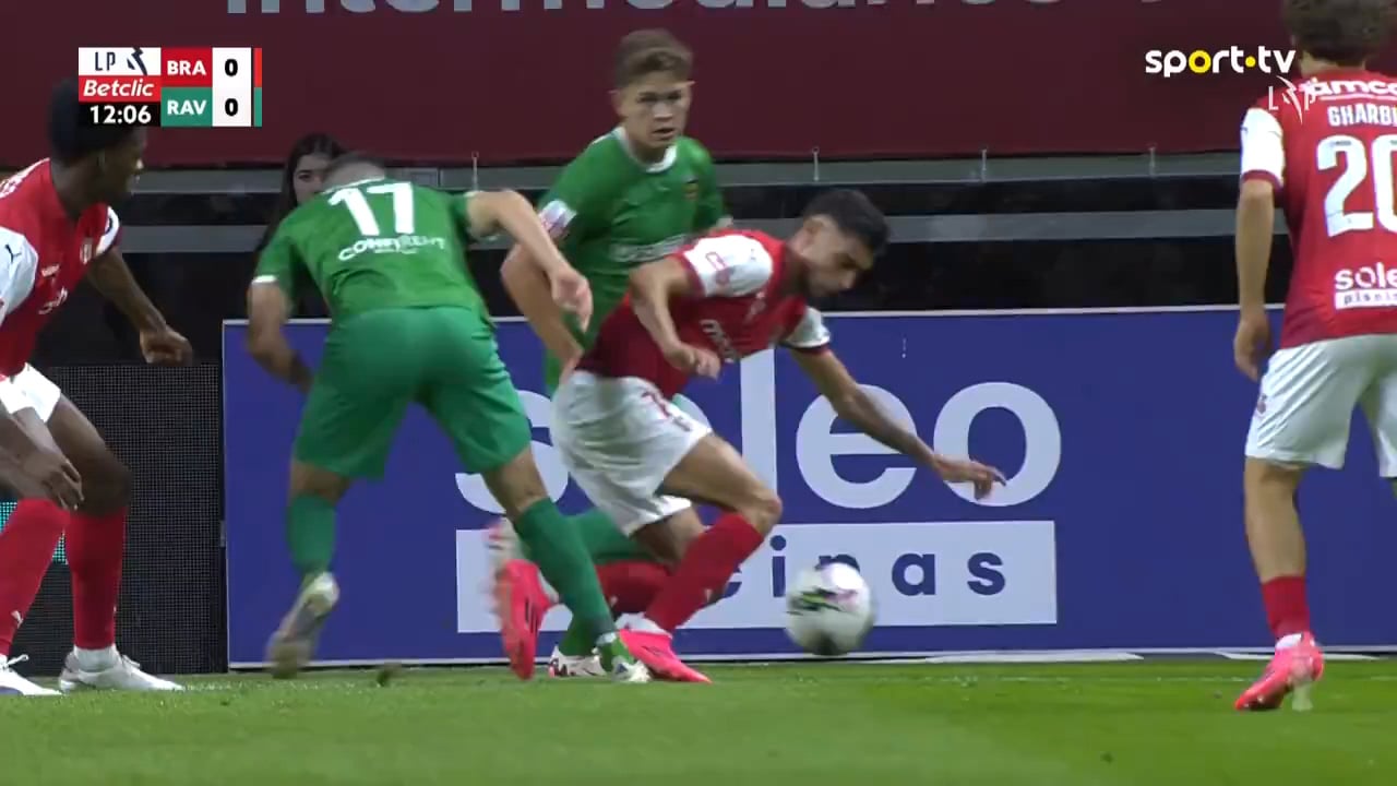 Potencial penalty para o Rio Ave vs Braga