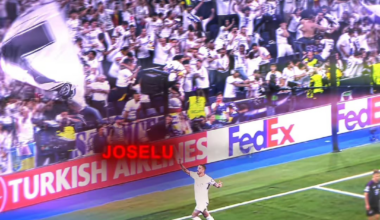 The last time Real Madrid played UCL football at Bernabeu.