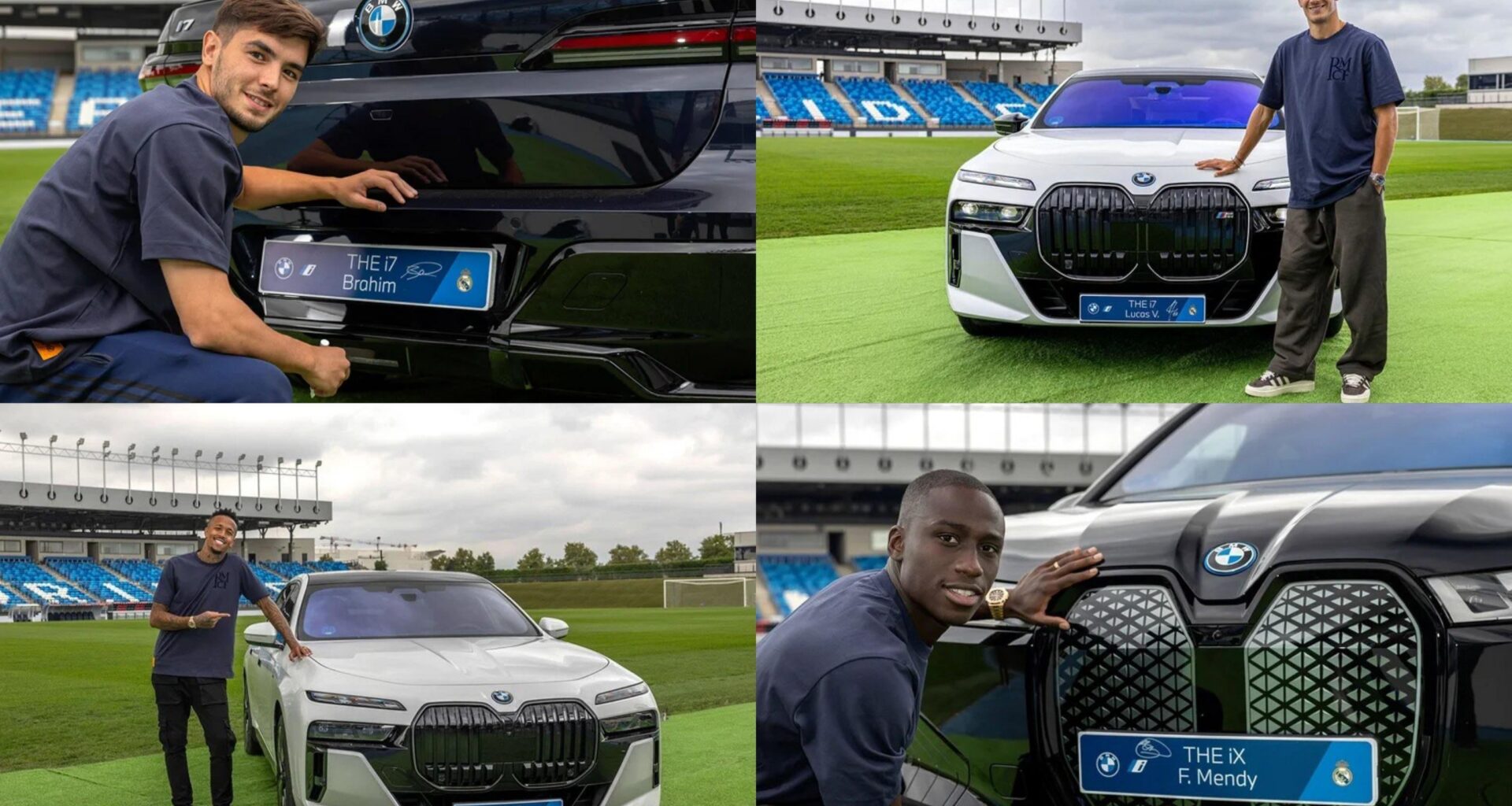 One of the many perks of being a Real Madrid player... a new car every year. 👀