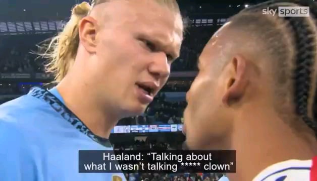 Haaland telling Arteta to stay humble