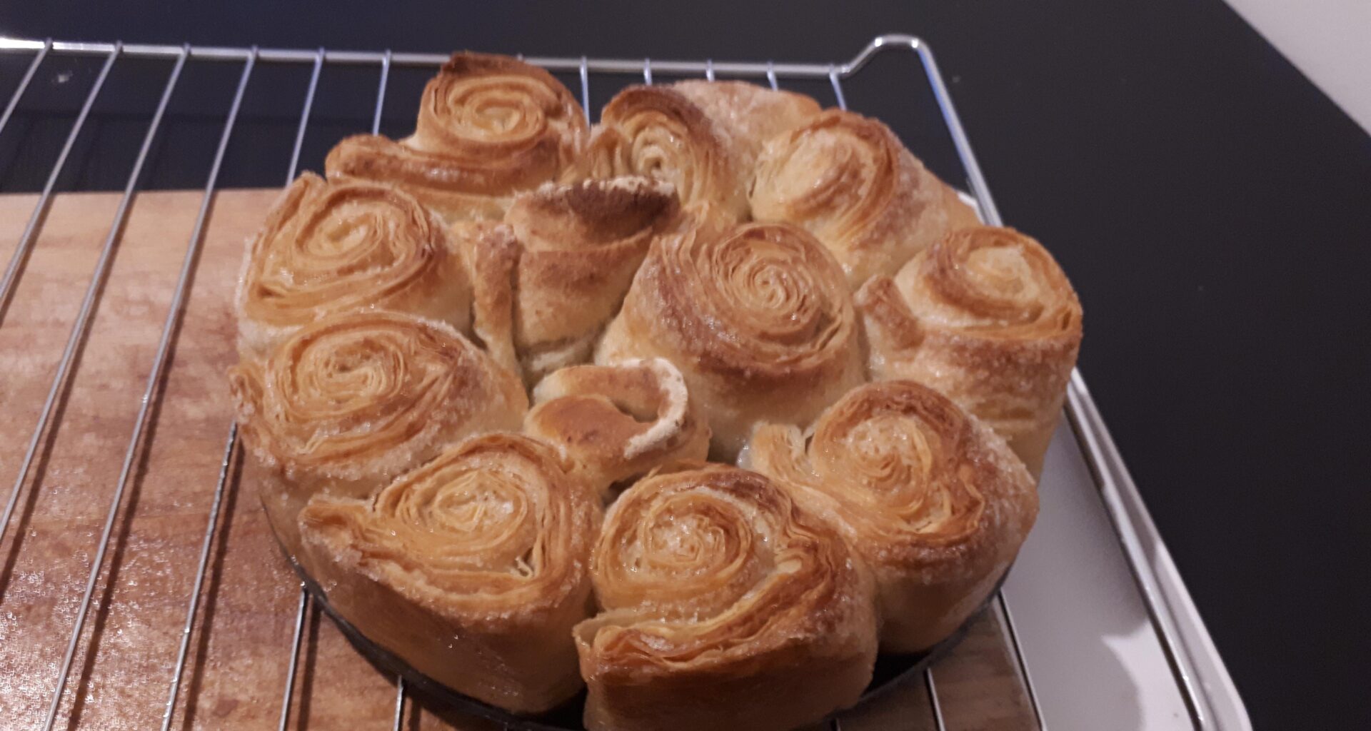 Le montage du kouign aman