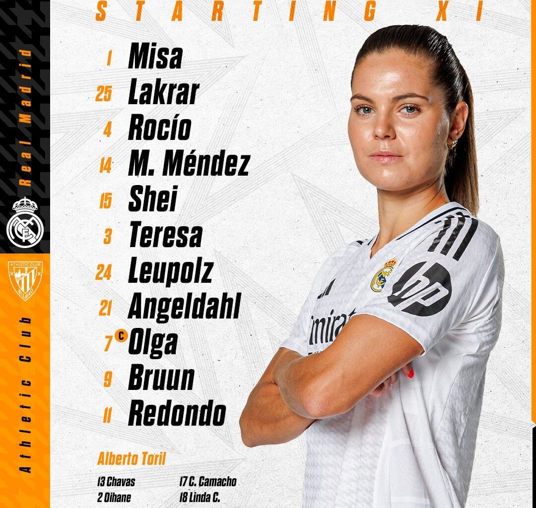 [Fem] Our Starting XI against Athletic Club