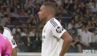 Kylian Mbappé's reply to Espanyol's goalkeeper trying to bother him before taking the penalty: "I don't understand one f**king word of what you're telling me"