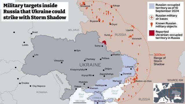 British government sources say a decision has already been made to allow Ukraine to use Storm Shadow cruise missiles against targets inside Russia - The Guardian