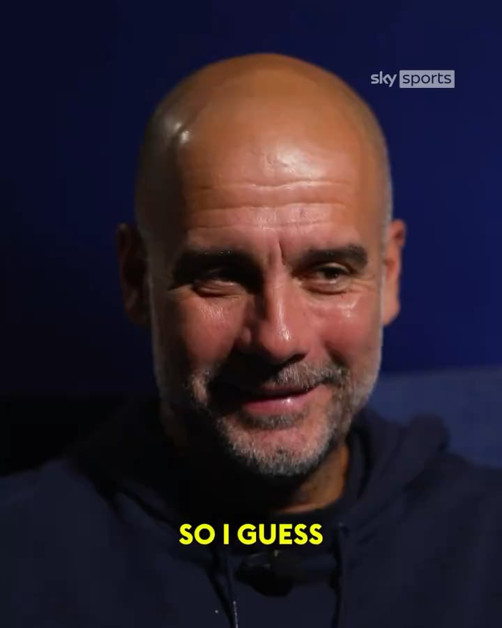 Pep Guardiola is not part of the Man City players WhatsApp group? 😂🤣