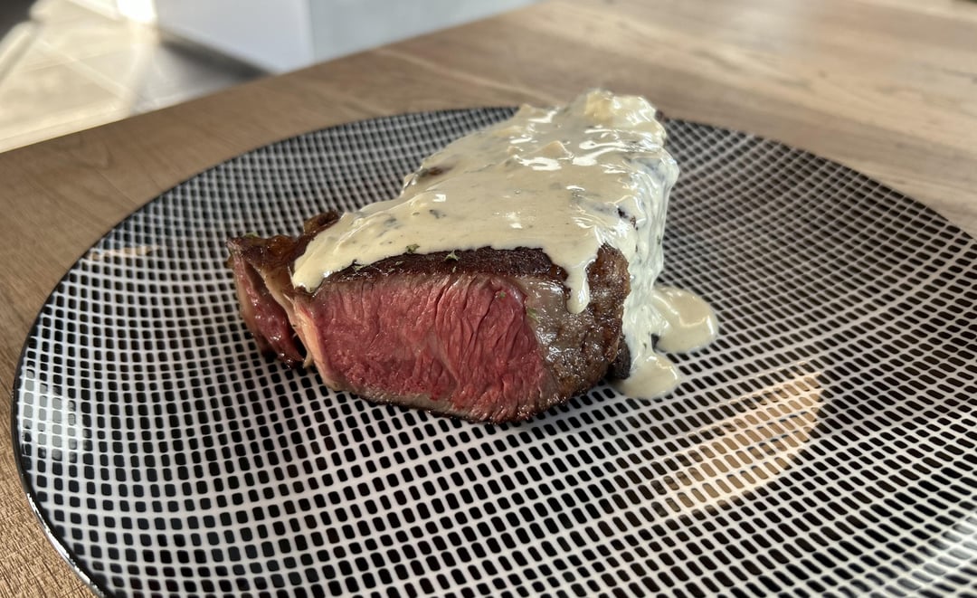 Cote de bœuf sauce roquefort