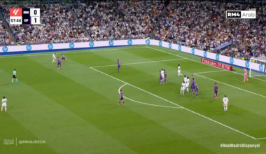 Carvajal finishes to tie the game!!! 1-1