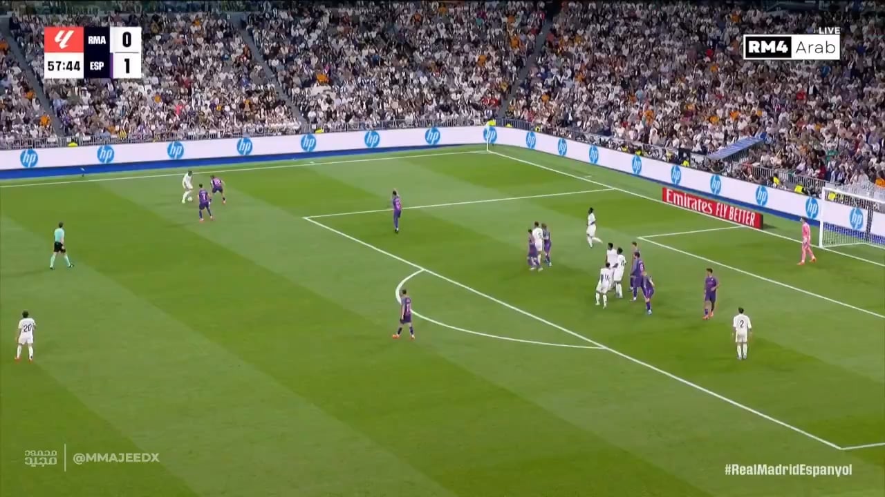 Carvajal finishes to tie the game!!! 1-1