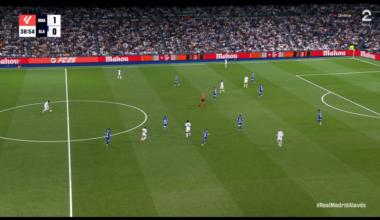 Bellingham dictating the play before Mbappé's goal. Toni would be proud