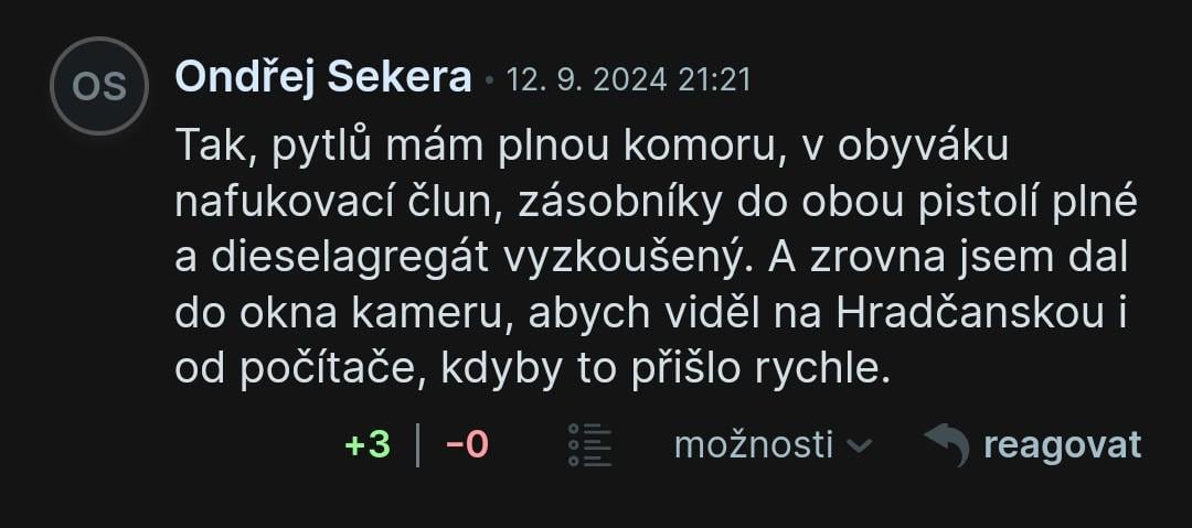 Sanest non-political Idnes comment