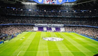 Banner from yesterday's match which reads "Road to the sixteenth"