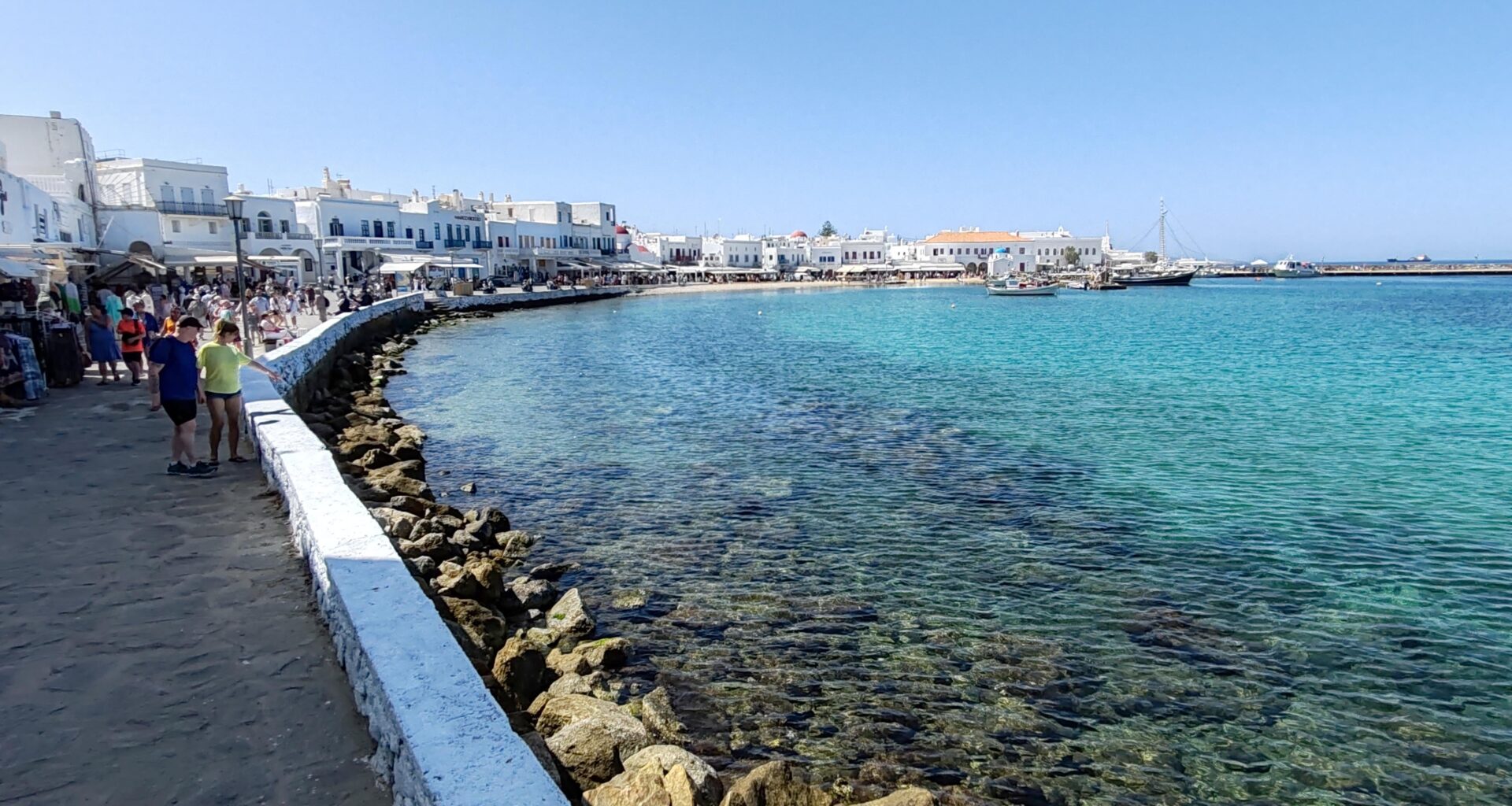 Mykonos old port.