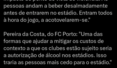 Caros rivais, temos de declarar tréguas e juntar-nos nas lutas que realmente importam