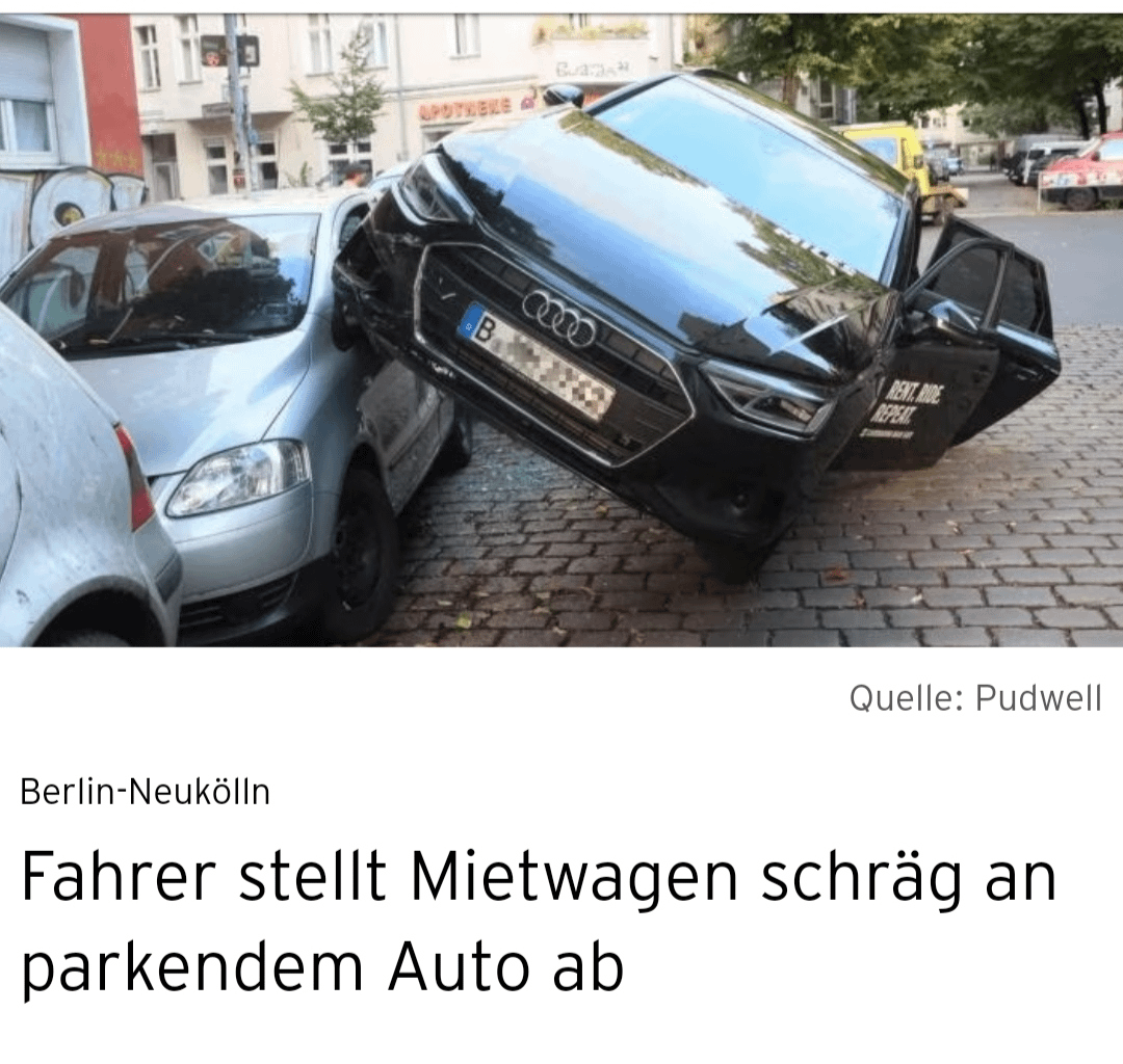 Parken in 1 1/2 Reihe ?