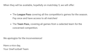 For UK viewers wondering where the onefootball season/team passes are