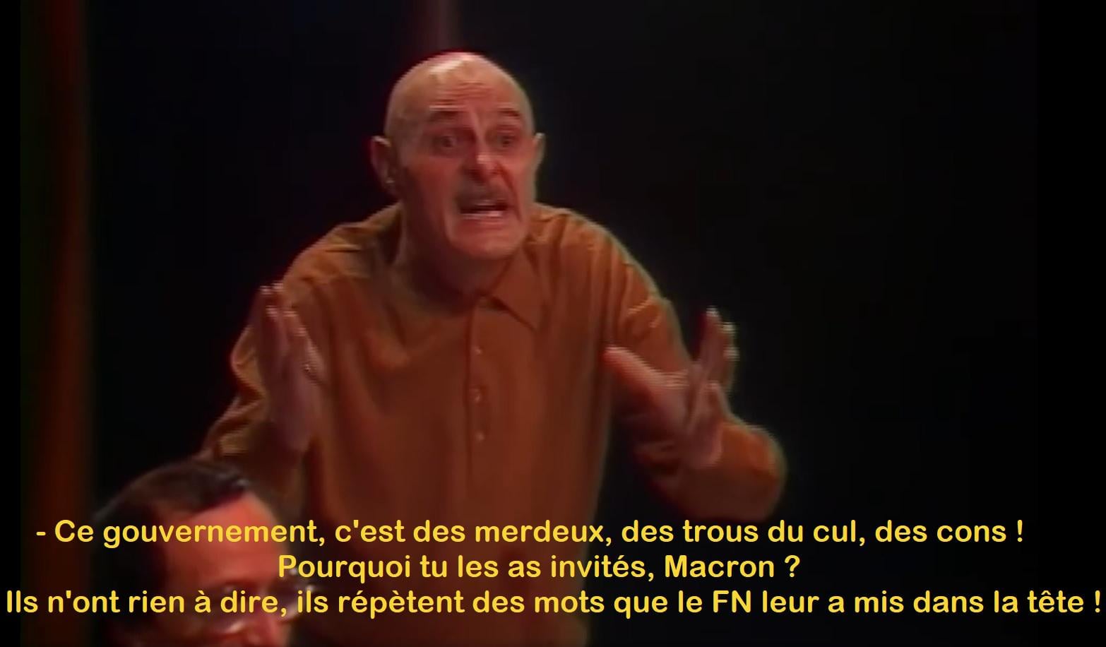 La vérité de la bouche du père du Michel Baernier