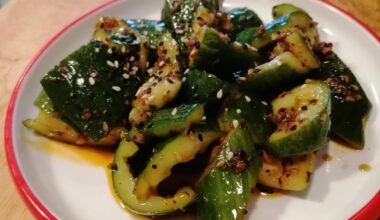sichuan cucumber salad