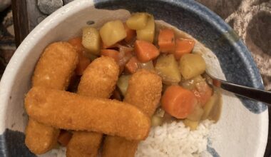 Improvised Chicken Katsu Curry