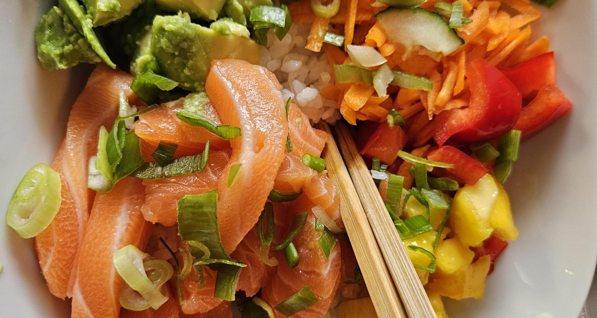 Poke bowl dinner from a few weeks ago, but this post is actually for my lovely EuropeEats friends in central Europe affected by the floods. I hope you and yours are all ok, and that you have good things to eat, all things considered...
