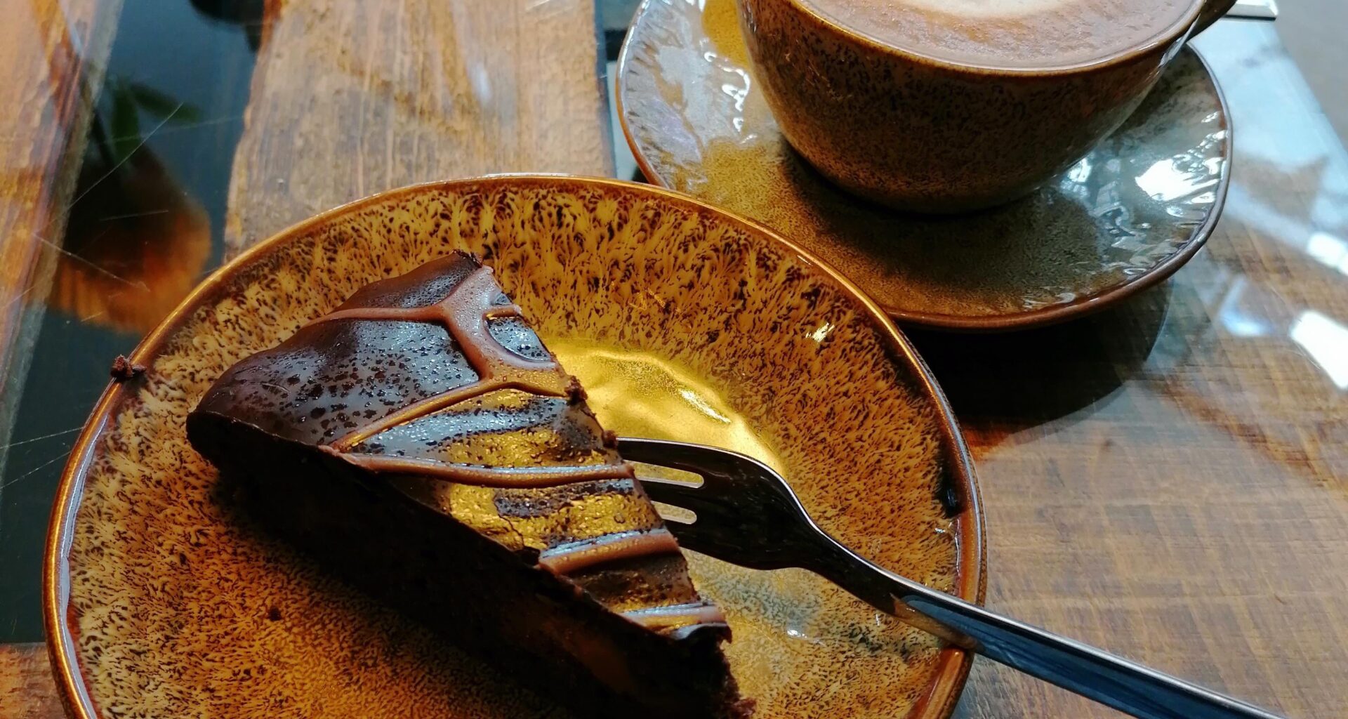 Chocolate Cake and a Flat White