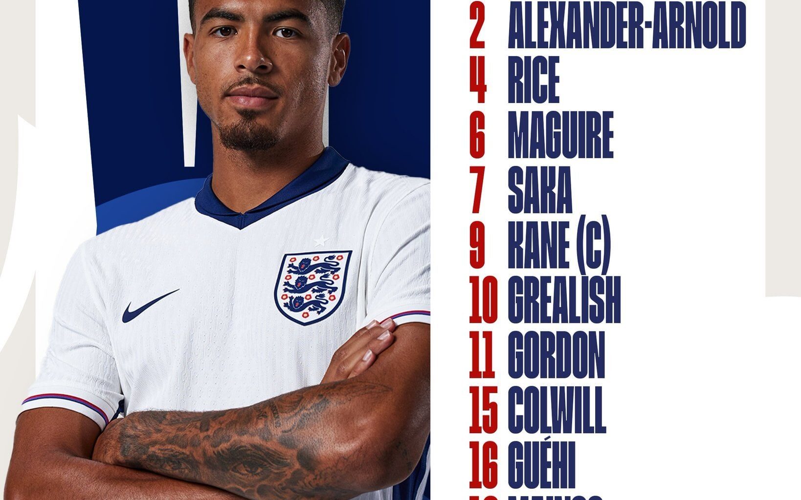 England lineup. Grealish starts, Stones and Lewis on the bench. Grealish playing as a proper 10?