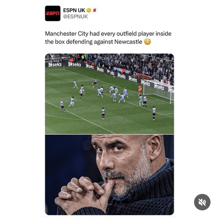 We cannot defend a corner anymore