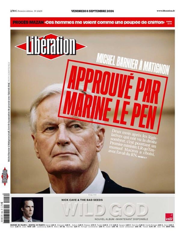 Libération 6 Septembre 2024