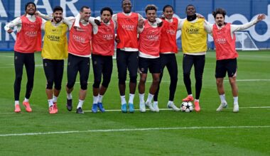 Marco Asensio, Desiré Doue, Nuno Mendes and Vitinha are all back in collective training.