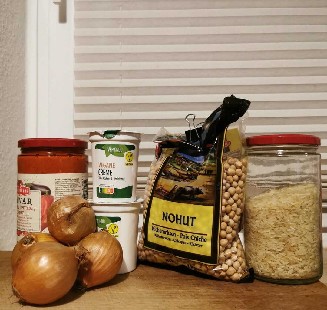 Mealprep KW 36 (Ajvar-Kichererbsen+Reis)