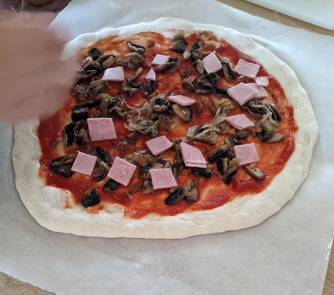 Première Pizz' au four !