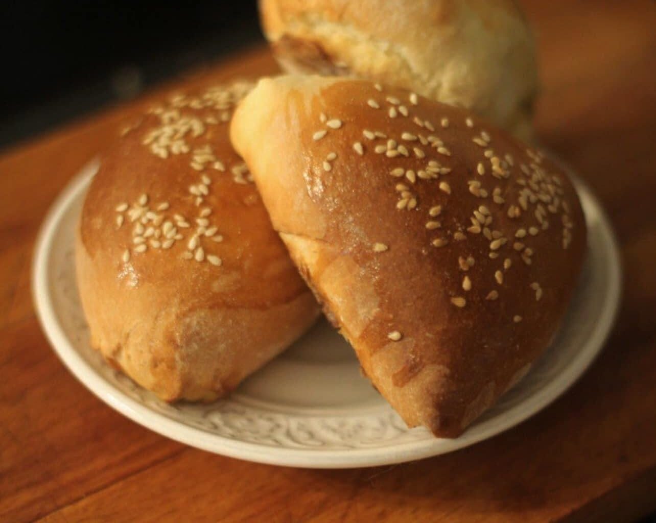 Pirozhki with cabbage and eggs