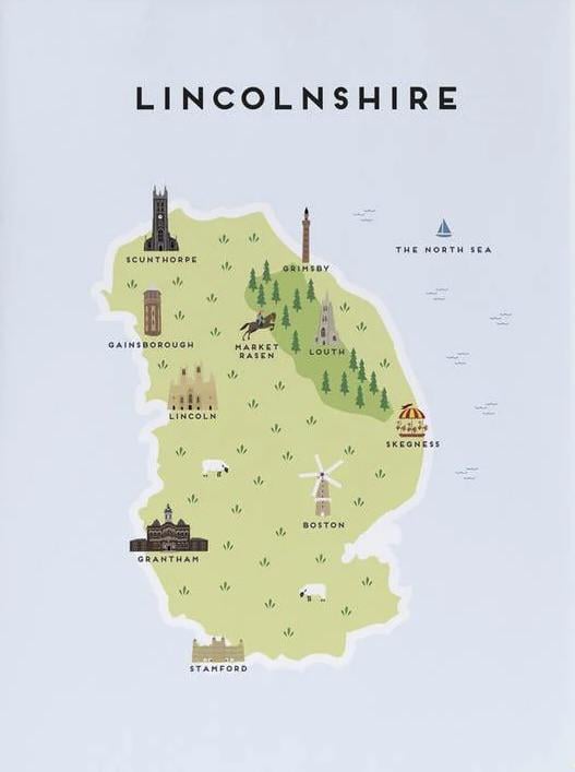 Why didn't any MAJOR cities ever develop in Lincolnshire? It's a very large, relatively flat county with a long coastline and a central position within the country. Why did it stay so rural and cut-off?