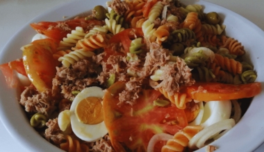 Tuna and Egg Pasta Salad