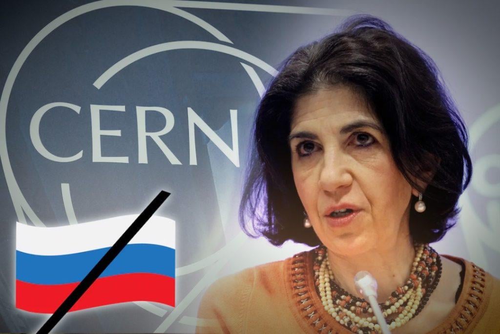 The European Organization for Nuclear Research, known as CERN, which operates the Large Hadron Collider, expels hundreds of scientists affiliated with Russia from its laboratories
