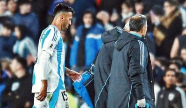 Nico González subbed off due to injury at 53rd minute against Chile.