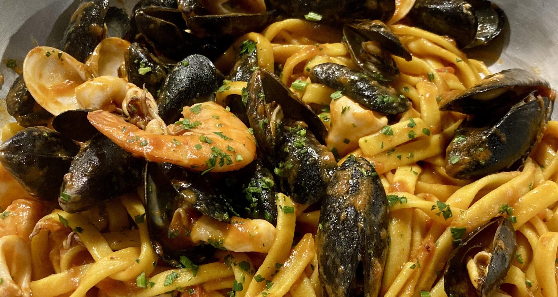 Seafood scialatielli