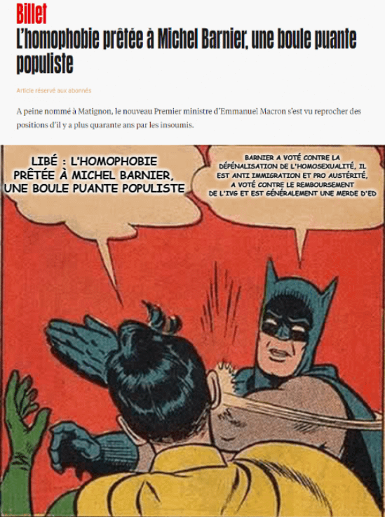 Un torchon 1 fois sur 2 ce journal.