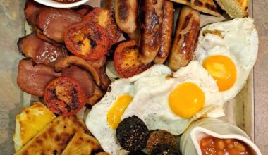 An Ulster Fry for breakfast