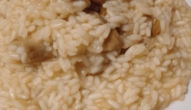 Risotto with mushrooms