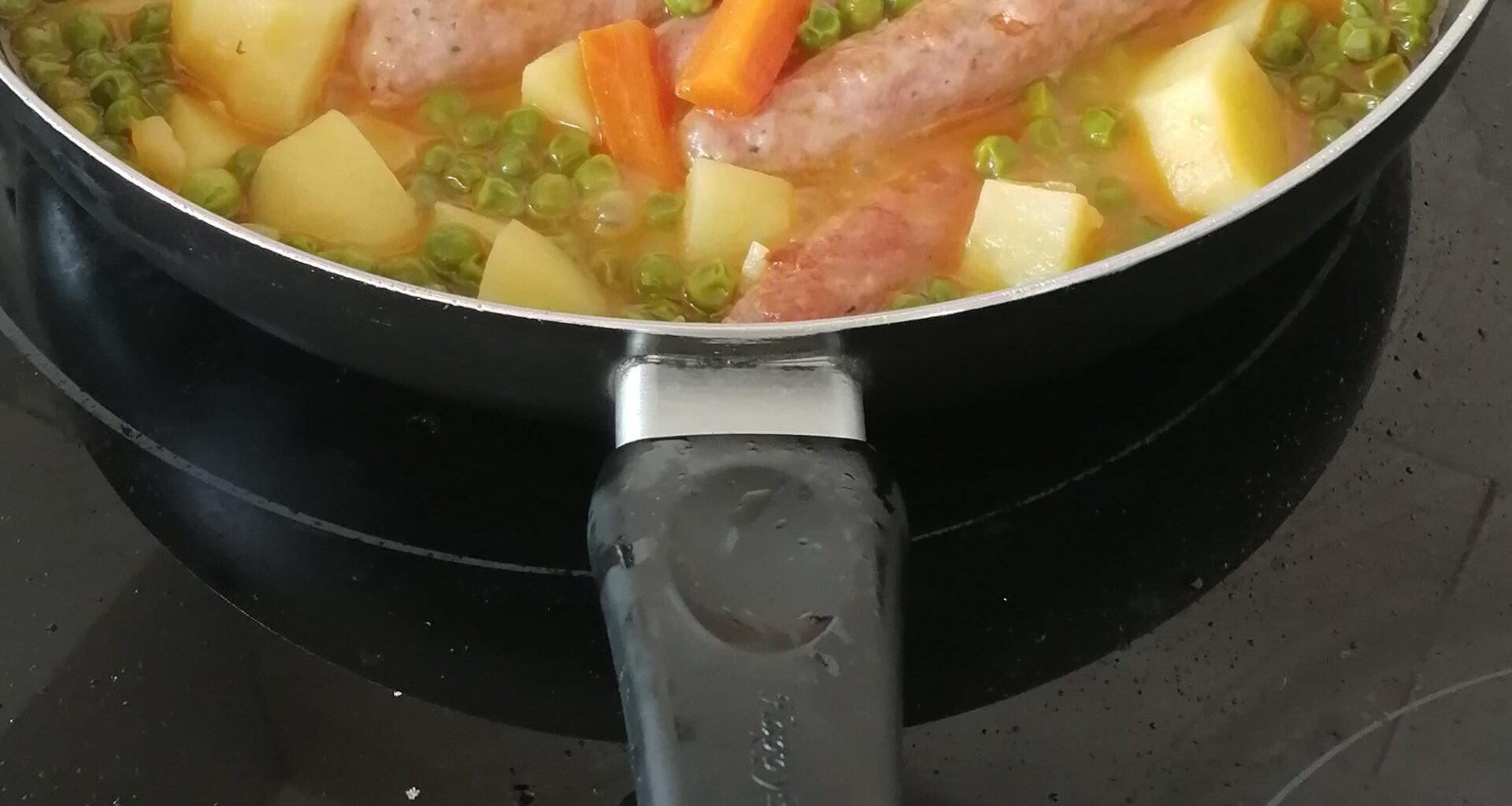 One Pan Sausage Dinner for 2 People