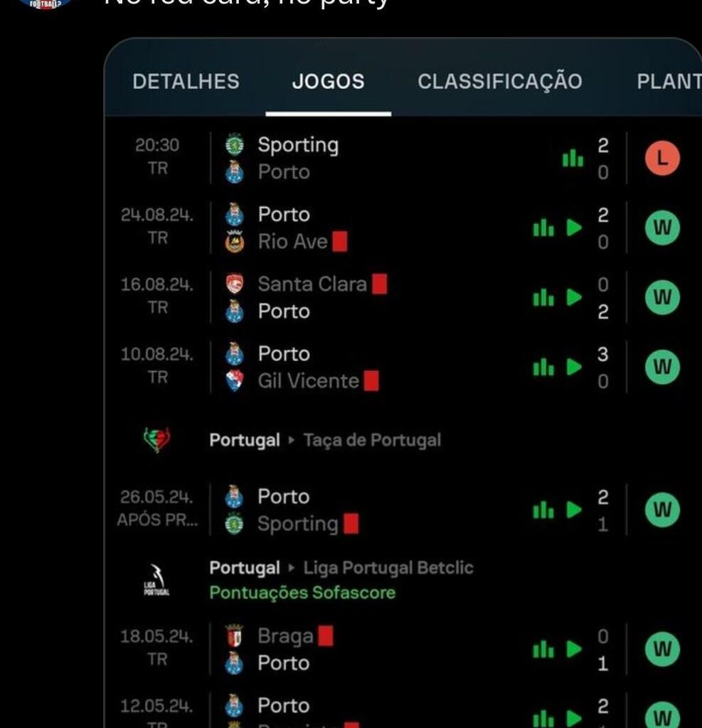No red card, no party
