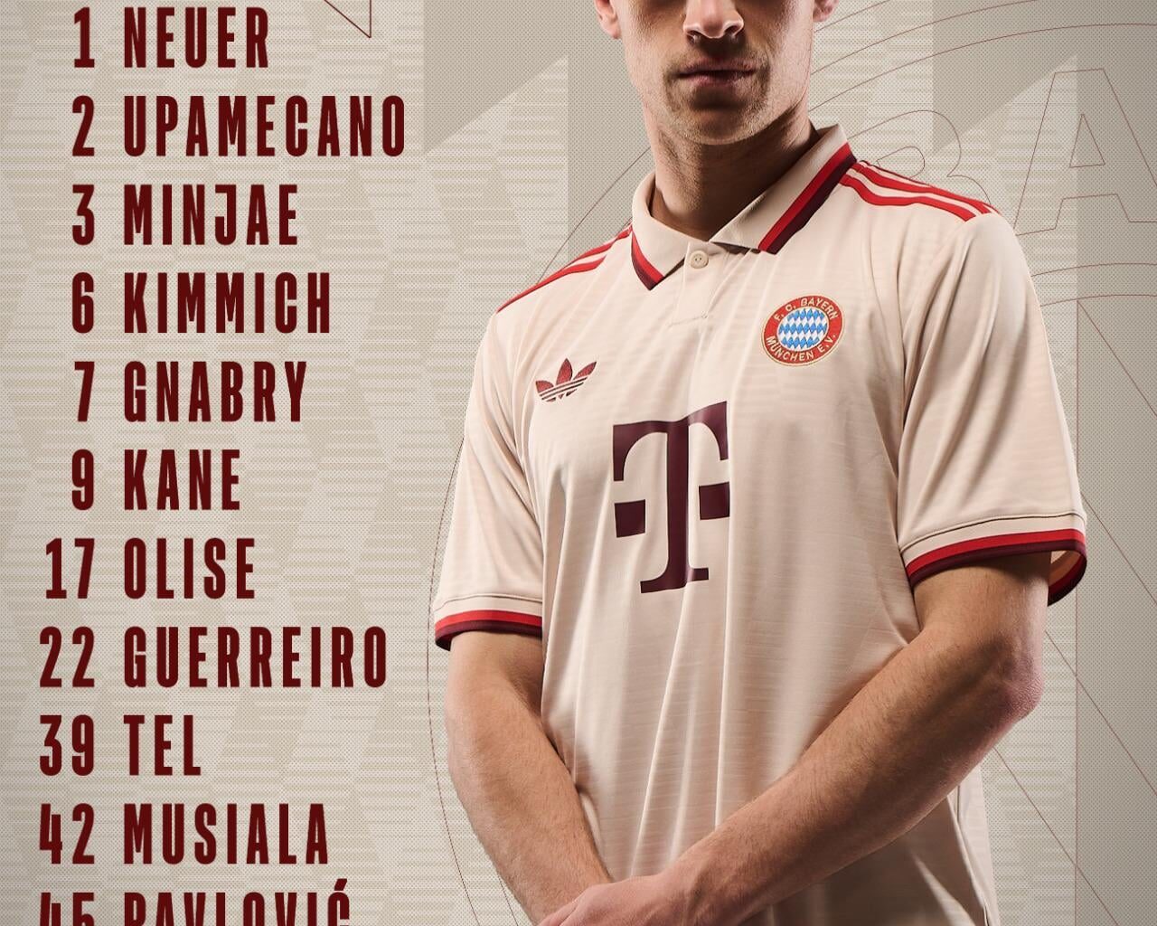 Our lineup against Freiburg