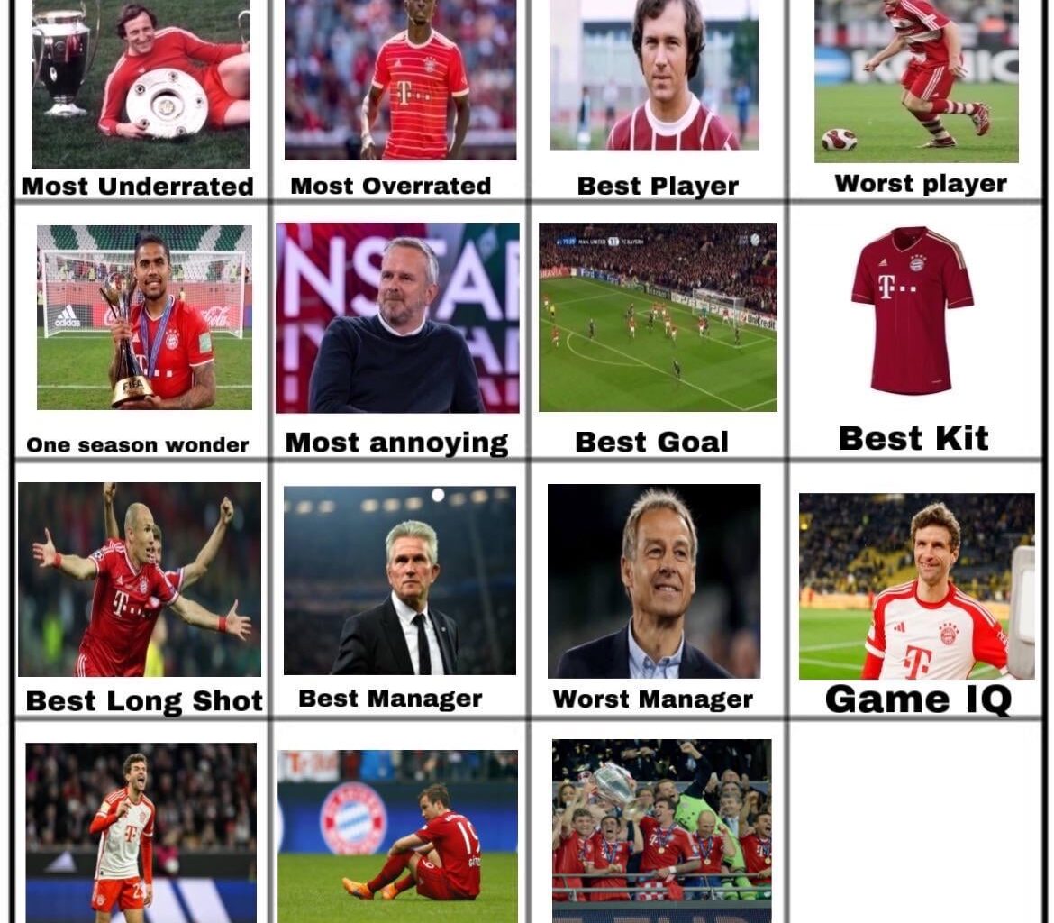Winning the UCL in 2013 after losing everything in 2012 especially the Finale Dahome was voted as the best comeback in FC Bayern’s history. Lastly, the next big thing. Don’t say Musiala or Tel or Pavlovic as they have already broke through the ranks. It has to be an up and coming talent.