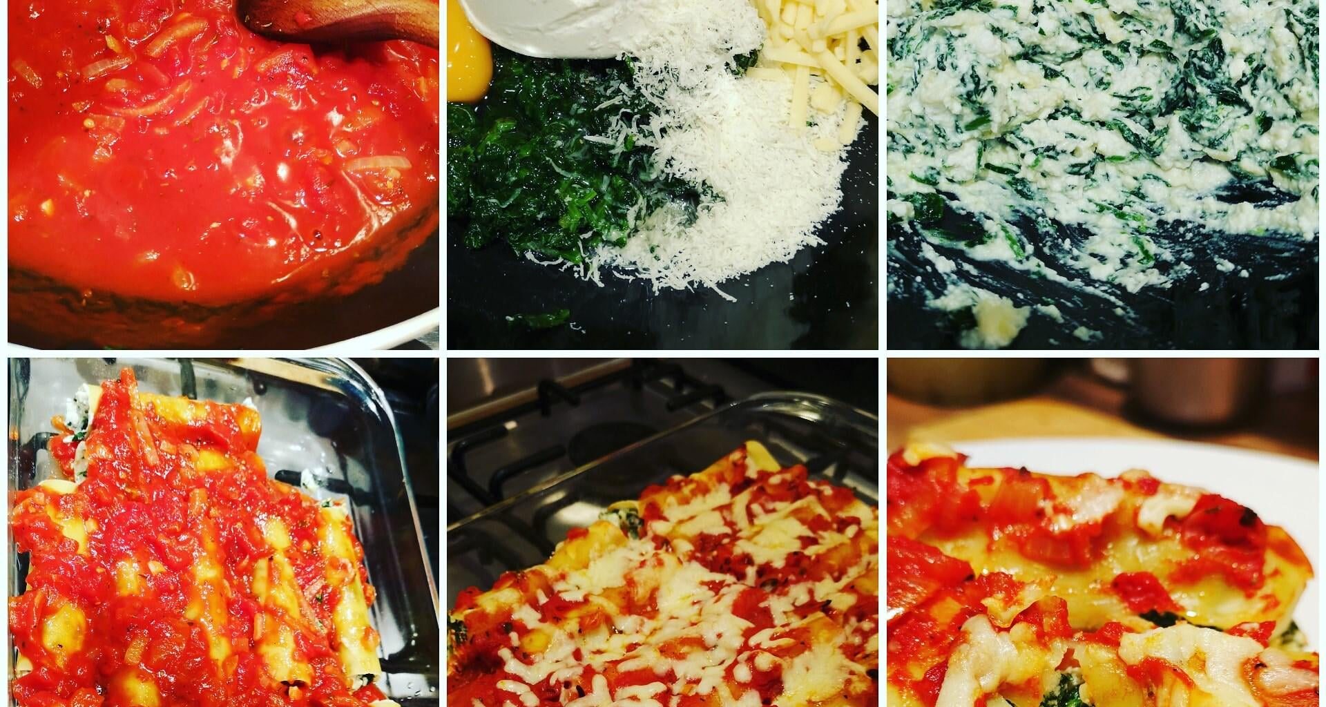 Spinach and Ricotta Cannelloni